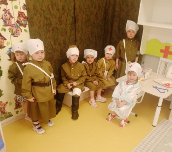 «Военный госпиталь» - сюжетно-ролевая игра в младшей группе