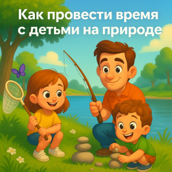 Игры с детьми на природе